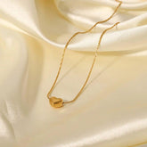Gold-Plated Heart Pendant Necklace for Women | Minimalist Love Jewellery
