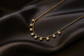 Elegant Gold-Plated Crystal Drop Necklace – Dainty & Sparkling Jewellery for Women