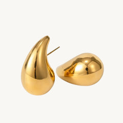 Chunky Water Tea Drop Earrings for Women - DZOIR