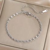Silver Byzantine Chain Bracelet - DZOIR