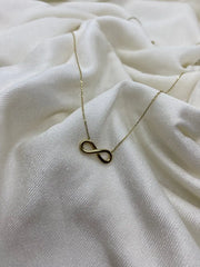 Elegant Gold-Tone Infinity Necklace for Women – Minimalist & Stylish Jewelry My Store